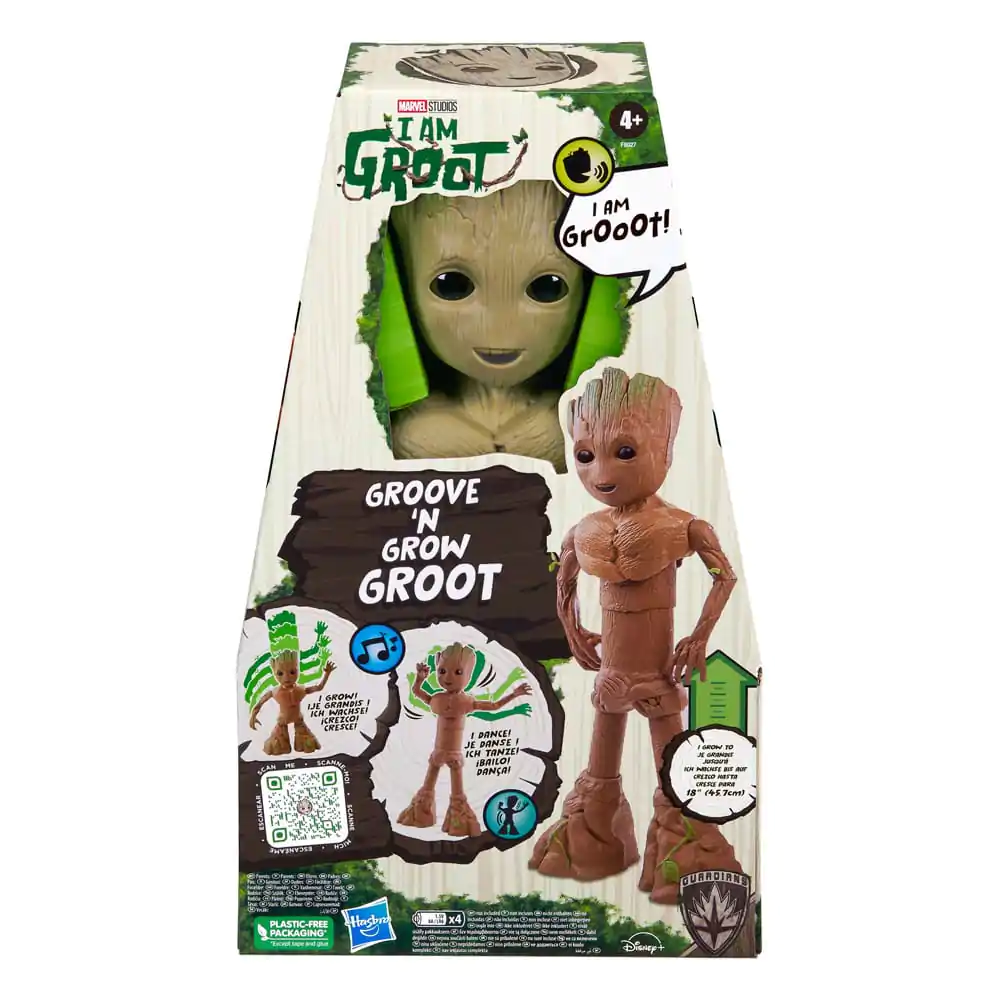 Guardians of the Galaxy Groove &#039;N Grow Groot interaktív figura 34 cm termékfotó