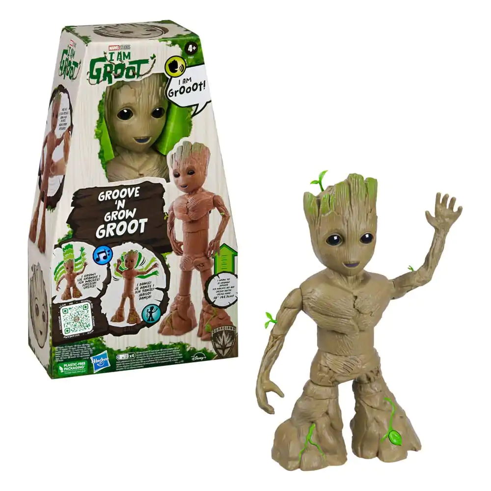 Guardians of the Galaxy Groove &#039;N Grow Groot interaktív figura 34 cm termékfotó