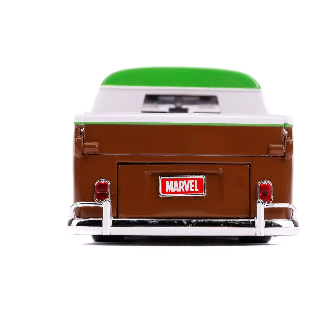 Guardians of the Galaxy Hollywood Rides Diecast Model 1/24 1962 Volkswagen Bus és figura termékfotó