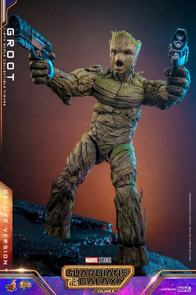 Guardians of the Galaxy Vol. 3 Movie Masterpiece 1/6 Groot (Deluxe Version) akciófigura 32 cm termékfotó