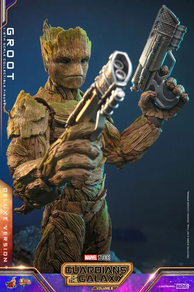 Guardians of the Galaxy Vol. 3 Movie Masterpiece 1/6 Groot (Deluxe Version) akciófigura 32 cm termékfotó