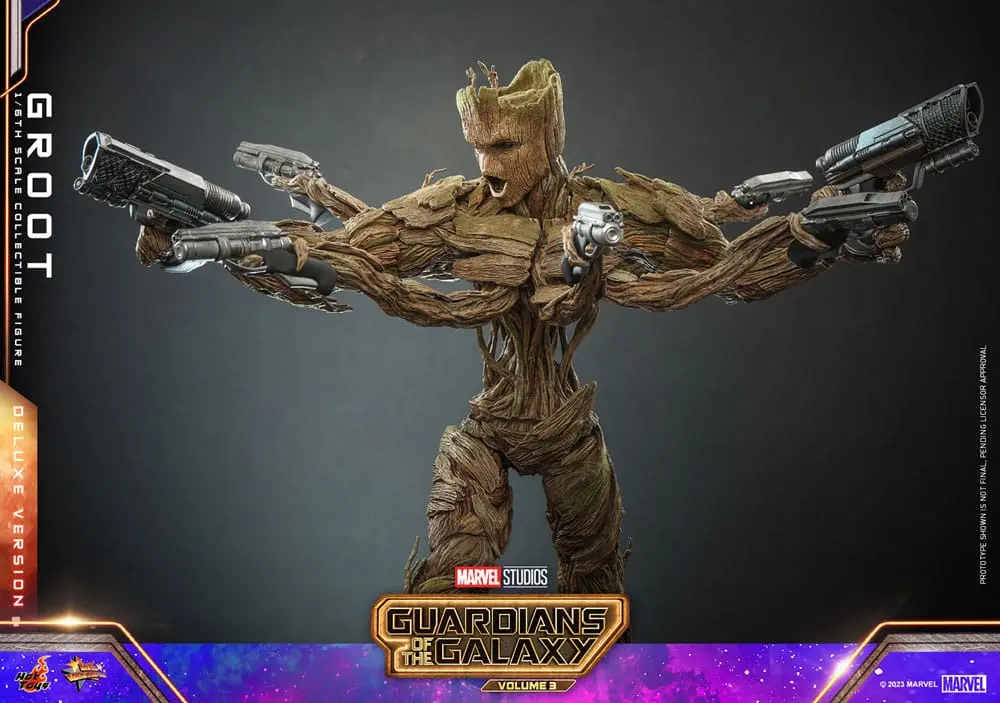 Guardians of the Galaxy Vol. 3 Movie Masterpiece 1/6 Groot (Deluxe Version) akciófigura 32 cm termékfotó