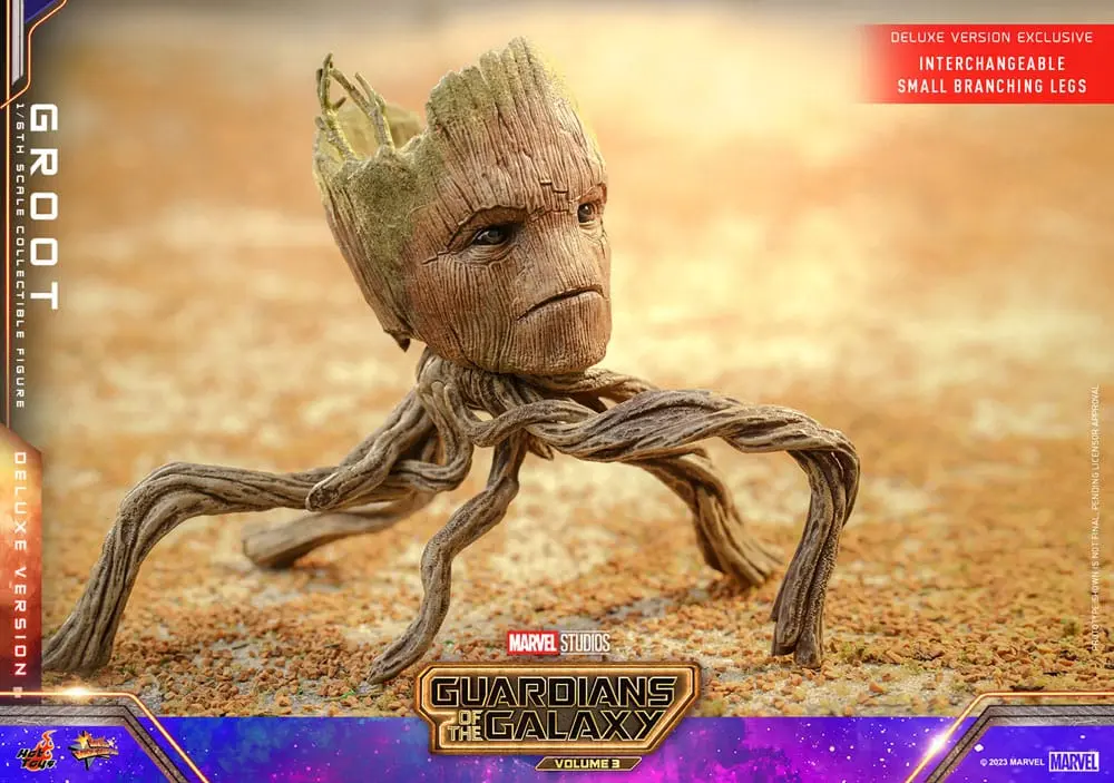 Guardians of the Galaxy Vol. 3 Movie Masterpiece 1/6 Groot (Deluxe Version) akciófigura 32 cm termékfotó