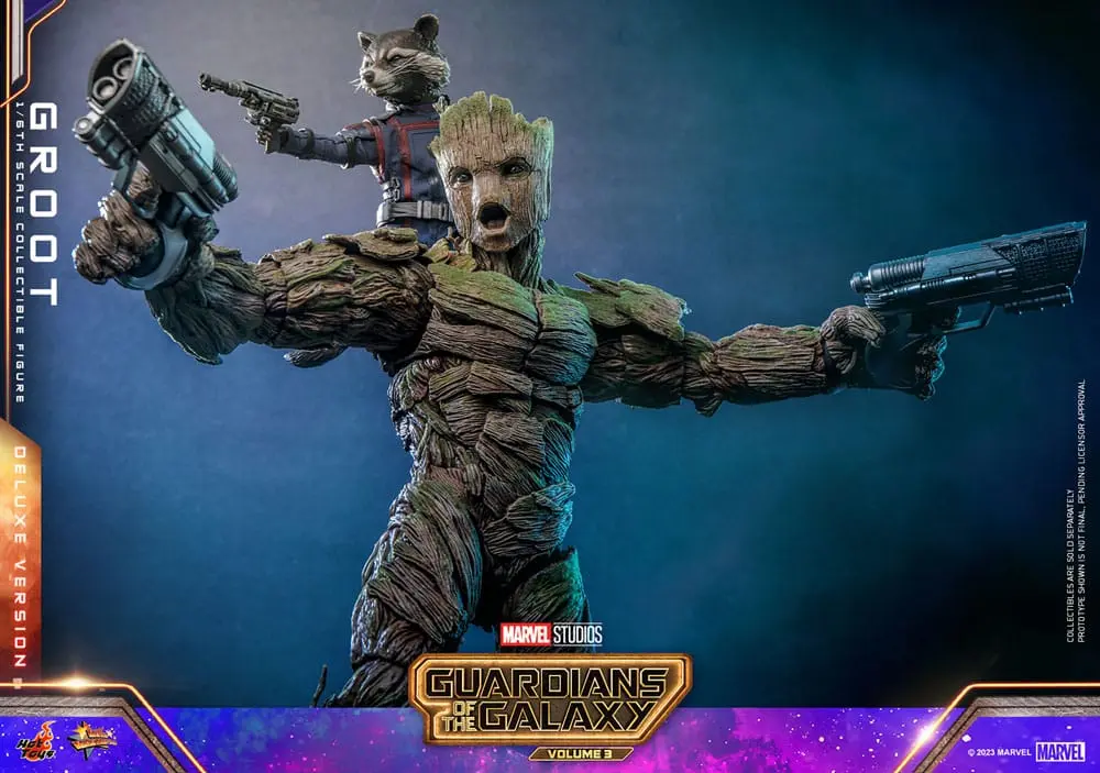 Guardians of the Galaxy Vol. 3 Movie Masterpiece 1/6 Groot (Deluxe Version) akciófigura 32 cm termékfotó