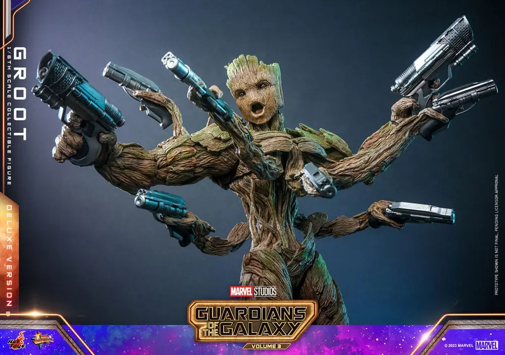 Guardians of the Galaxy Vol. 3 Movie Masterpiece 1/6 Groot (Deluxe Version) akciófigura 32 cm termékfotó