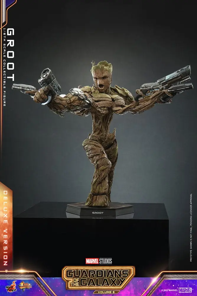 Guardians of the Galaxy Vol. 3 Movie Masterpiece 1/6 Groot (Deluxe Version) akciófigura 32 cm termékfotó