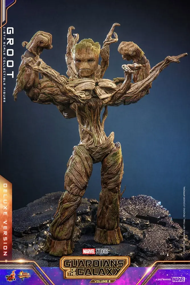 Guardians of the Galaxy Vol. 3 Movie Masterpiece 1/6 Groot (Deluxe Version) akciófigura 32 cm termékfotó