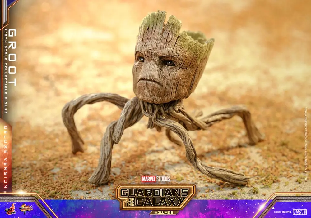 Guardians of the Galaxy Vol. 3 Movie Masterpiece 1/6 Groot (Deluxe Version) akciófigura 32 cm termékfotó