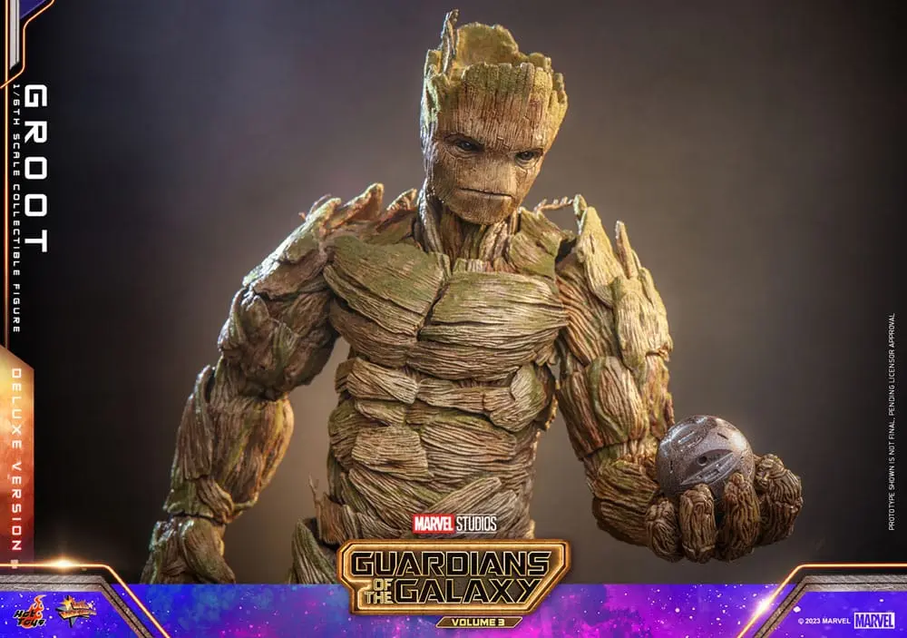 Guardians of the Galaxy Vol. 3 Movie Masterpiece 1/6 Groot (Deluxe Version) akciófigura 32 cm termékfotó