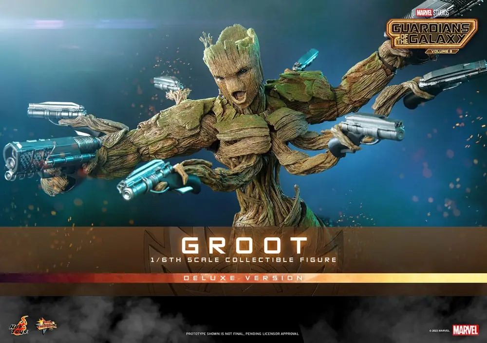 Guardians of the Galaxy Vol. 3 Movie Masterpiece 1/6 Groot (Deluxe Version) akciófigura 32 cm termékfotó