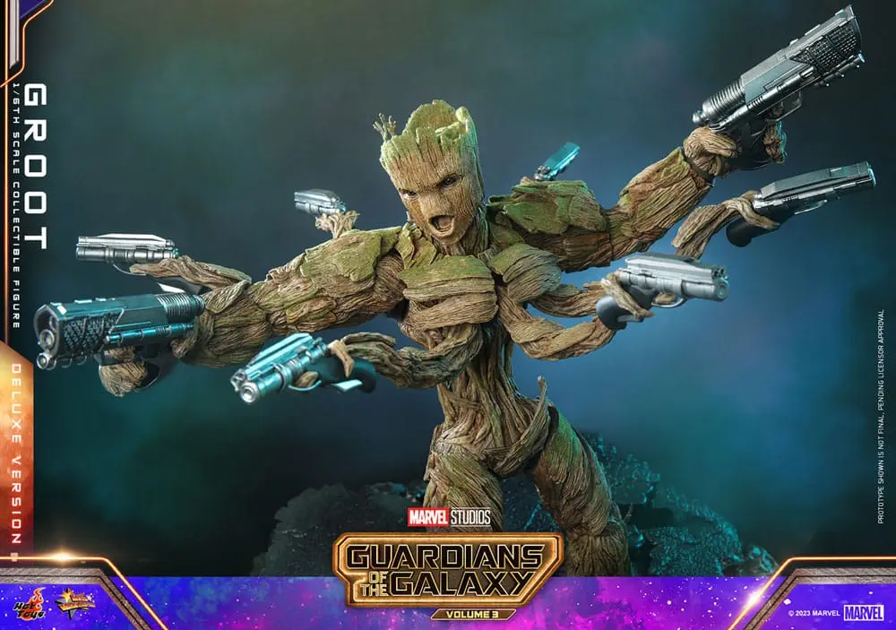 Guardians of the Galaxy Vol. 3 Movie Masterpiece 1/6 Groot (Deluxe Version) akciófigura 32 cm termékfotó