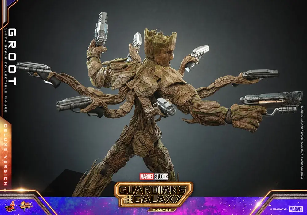 Guardians of the Galaxy Vol. 3 Movie Masterpiece 1/6 Groot (Deluxe Version) akciófigura 32 cm termékfotó