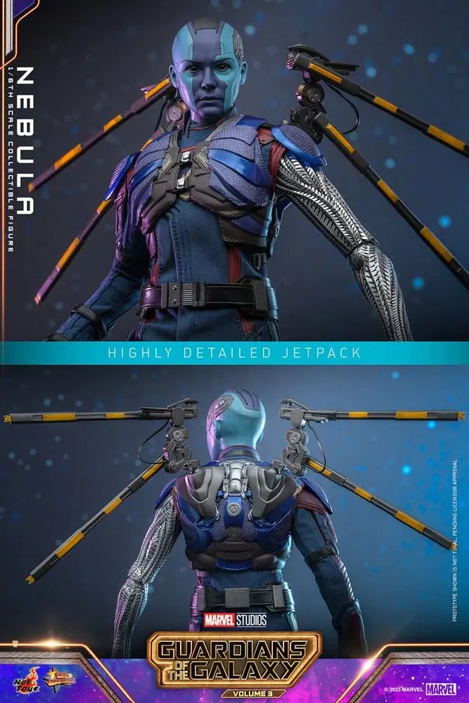 Guardians of the Galaxy Vol. 3 Movie Masterpiece 1/6 Nebula akciófigura 29 cm termékfotó