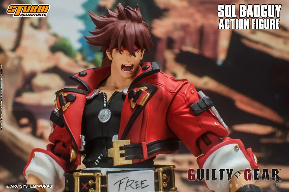 Guilty Gear 1/12 Sol Badguy akciófigura 18 cm termékfotó