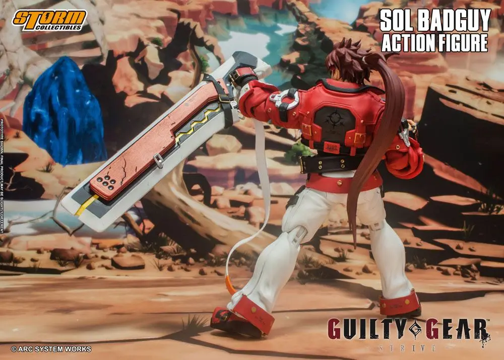 Guilty Gear 1/12 Sol Badguy akciófigura 18 cm termékfotó