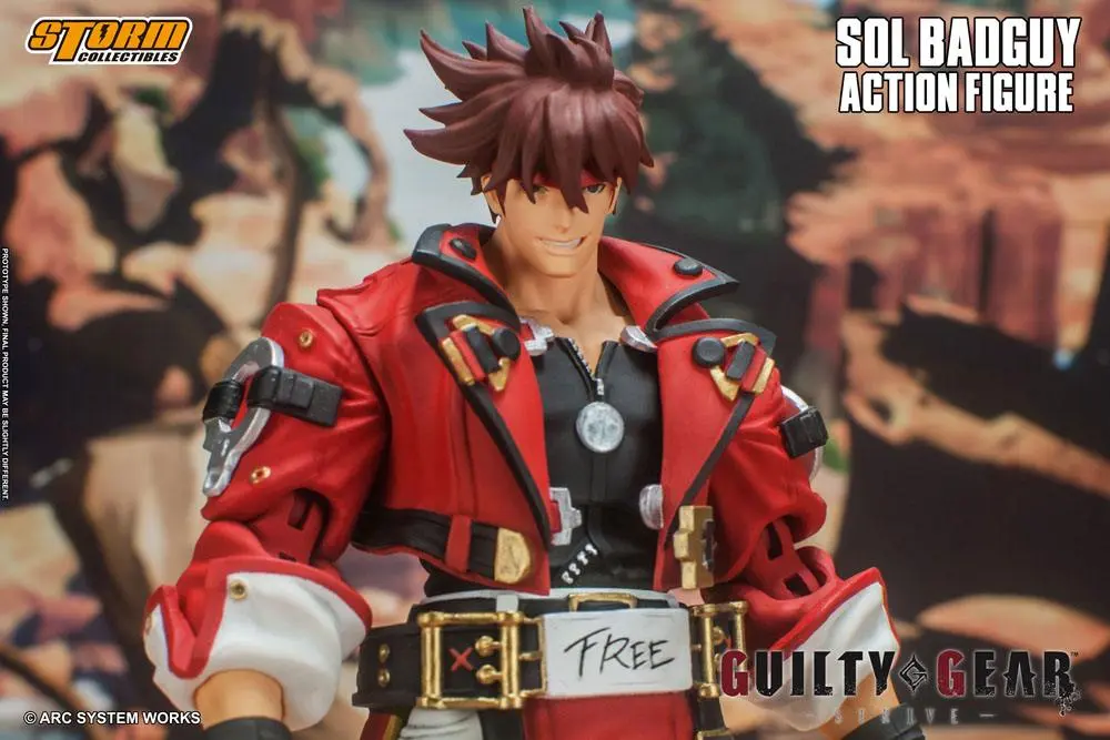 Guilty Gear 1/12 Sol Badguy akciófigura 18 cm termékfotó