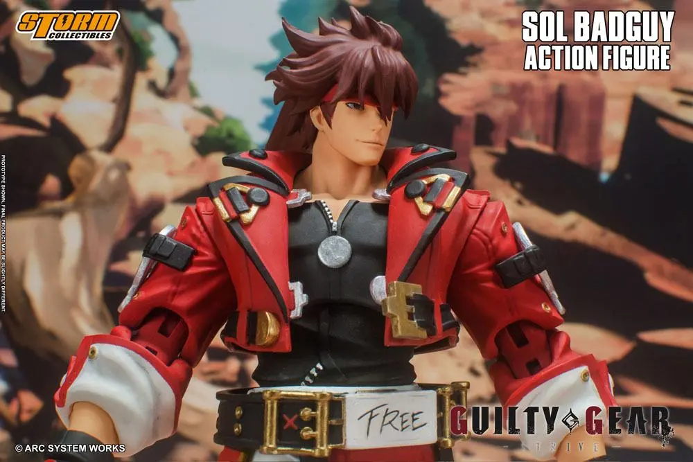 Guilty Gear 1/12 Sol Badguy akciófigura 18 cm termékfotó