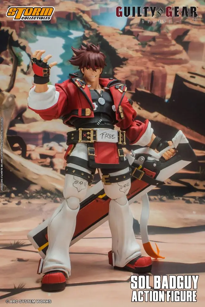 Guilty Gear 1/12 Sol Badguy akciófigura 18 cm termékfotó