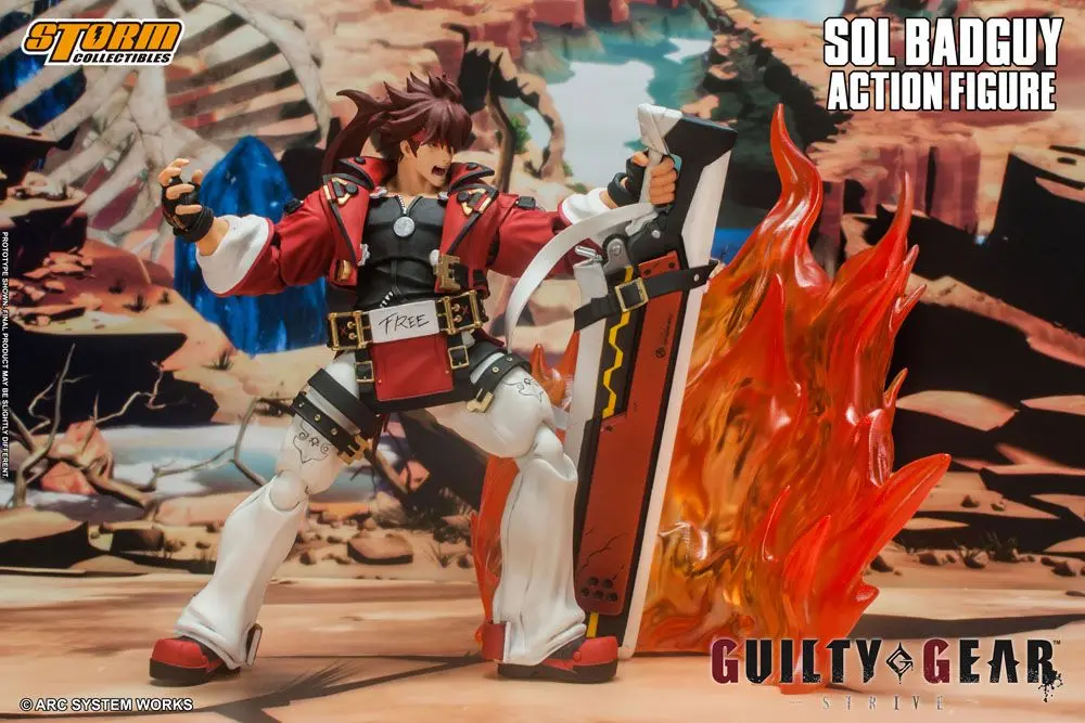 Guilty Gear 1/12 Sol Badguy akciófigura 18 cm termékfotó