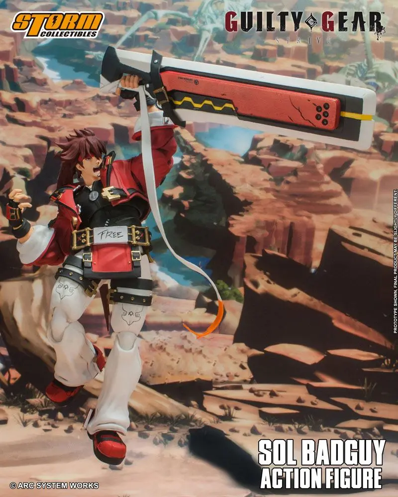 Guilty Gear 1/12 Sol Badguy akciófigura 18 cm termékfotó