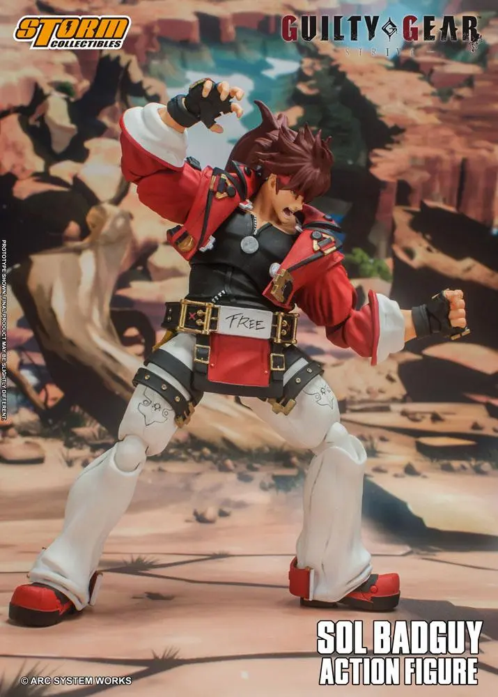 Guilty Gear 1/12 Sol Badguy akciófigura 18 cm termékfotó