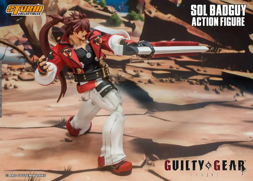 Guilty Gear 1/12 Sol Badguy akciófigura 18 cm termékfotó