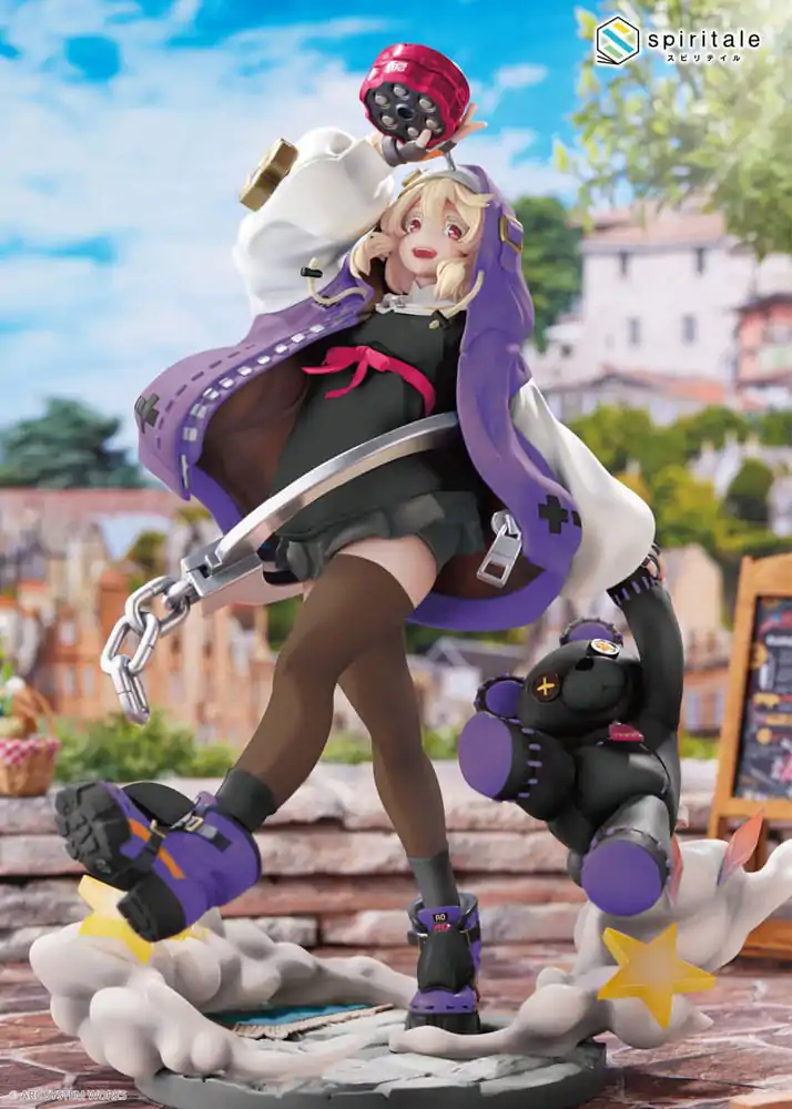 Guilty Gear Strive 1/7 Bridget Purple Ver. PVC szobor figura 27 cm termékfotó
