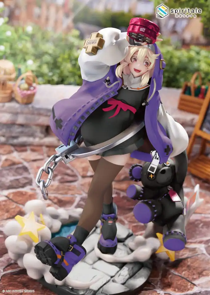 Guilty Gear Strive 1/7 Bridget Purple Ver. PVC szobor figura 27 cm termékfotó