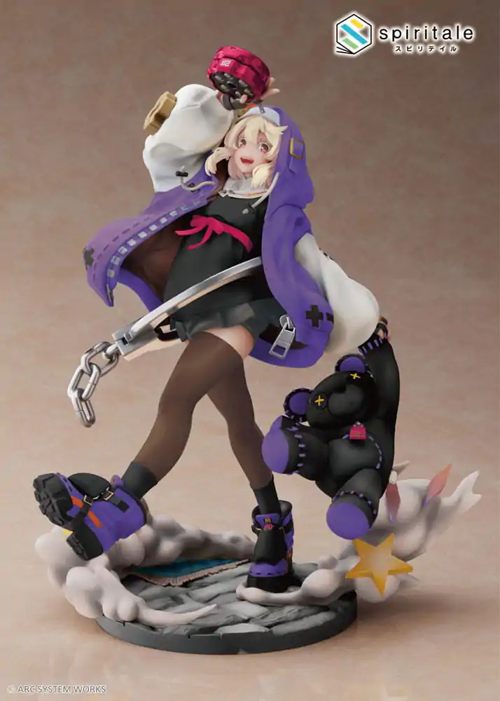 Guilty Gear Strive 1/7 Bridget Purple Ver. PVC szobor figura 27 cm termékfotó