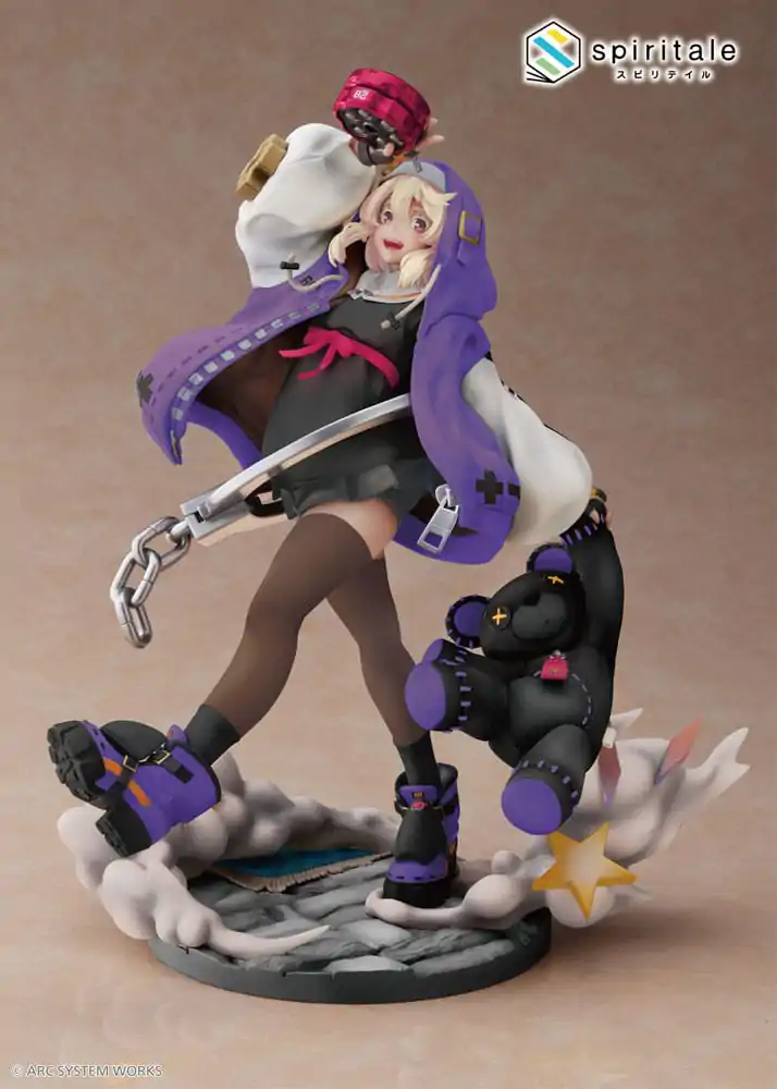 Guilty Gear Strive 1/7 Bridget Purple Ver. PVC szobor figura 27 cm termékfotó