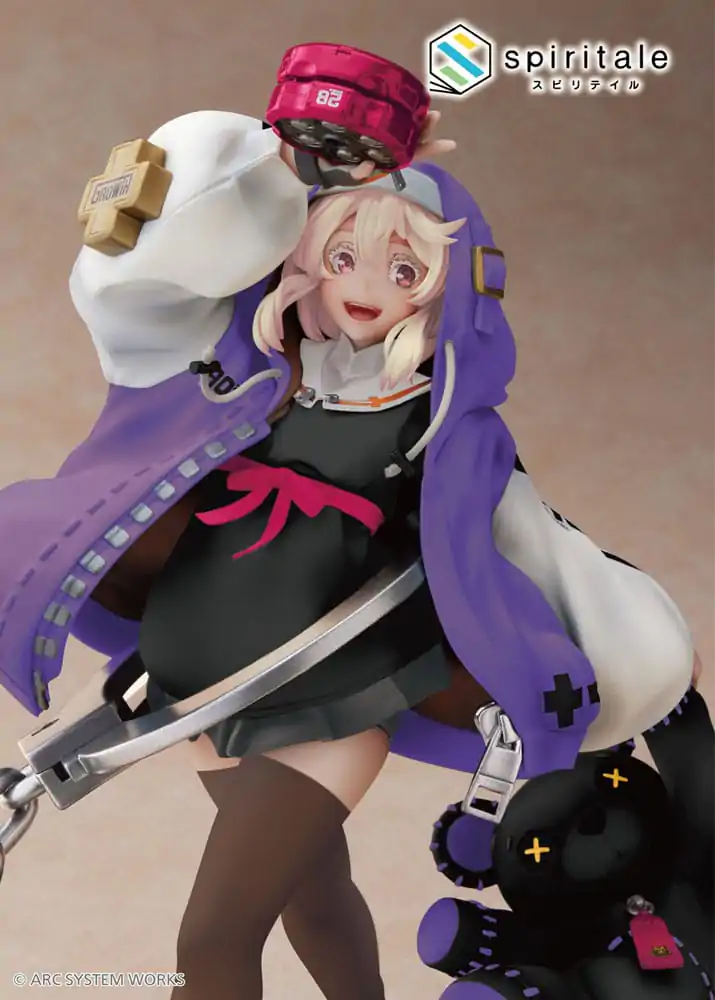 Guilty Gear Strive 1/7 Bridget Purple Ver. PVC szobor figura 27 cm termékfotó