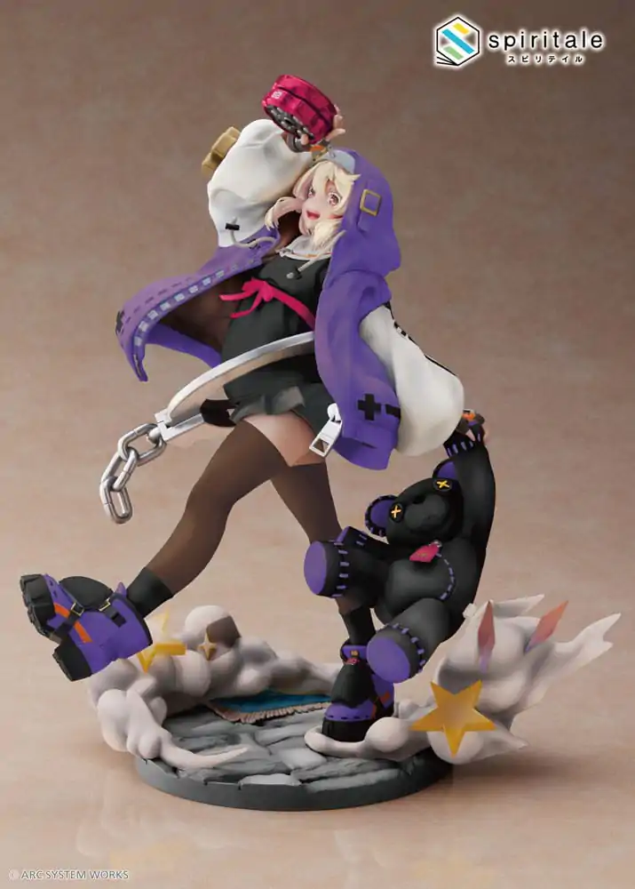 Guilty Gear Strive 1/7 Bridget Purple Ver. PVC szobor figura 27 cm termékfotó