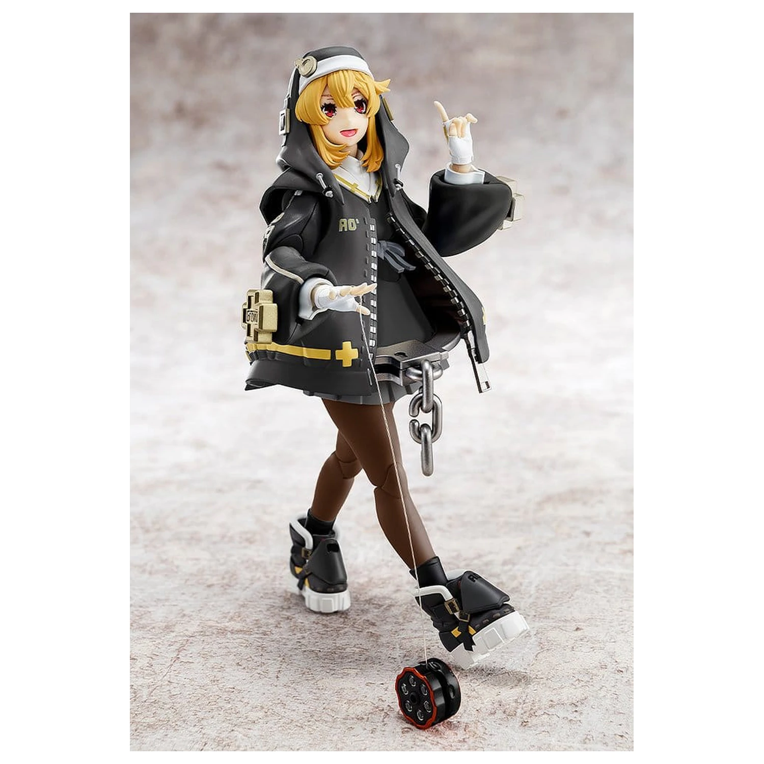 Guilty Gear Strive Bridget Articulated Black Color Ver. Műanyag modell készlet 14 cm  termékfotó