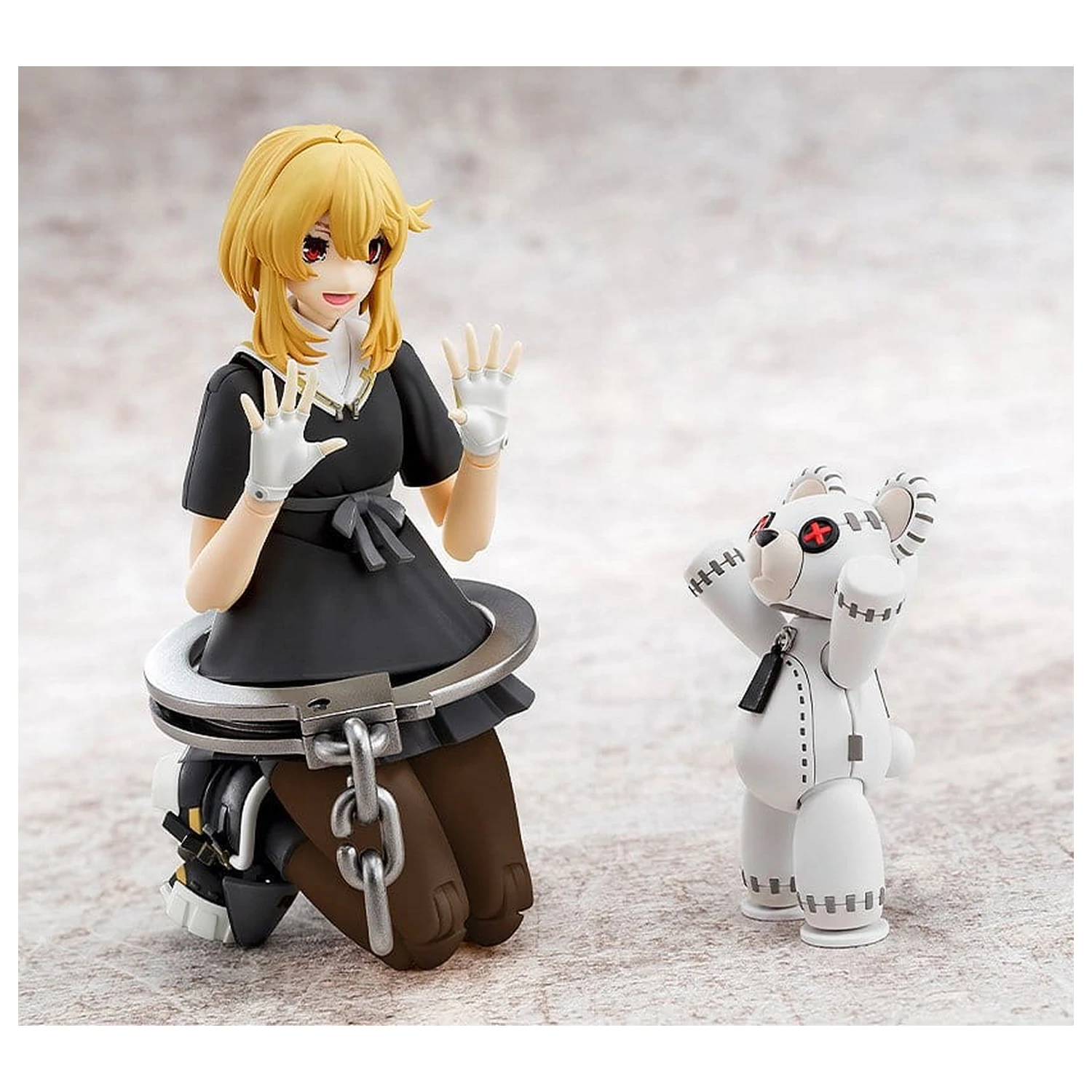 Guilty Gear Strive Bridget Articulated Black Color Ver. Műanyag modell készlet 14 cm  termékfotó