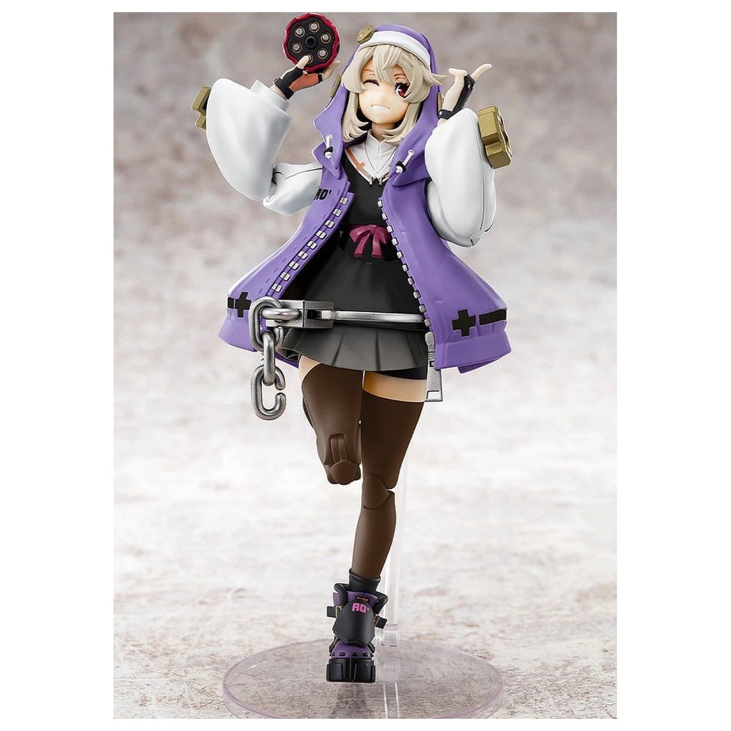 Guilty Gear Strive Bridget Articulated Purple Color Ver. Műanyag modell készlet 14 cm  termékfotó