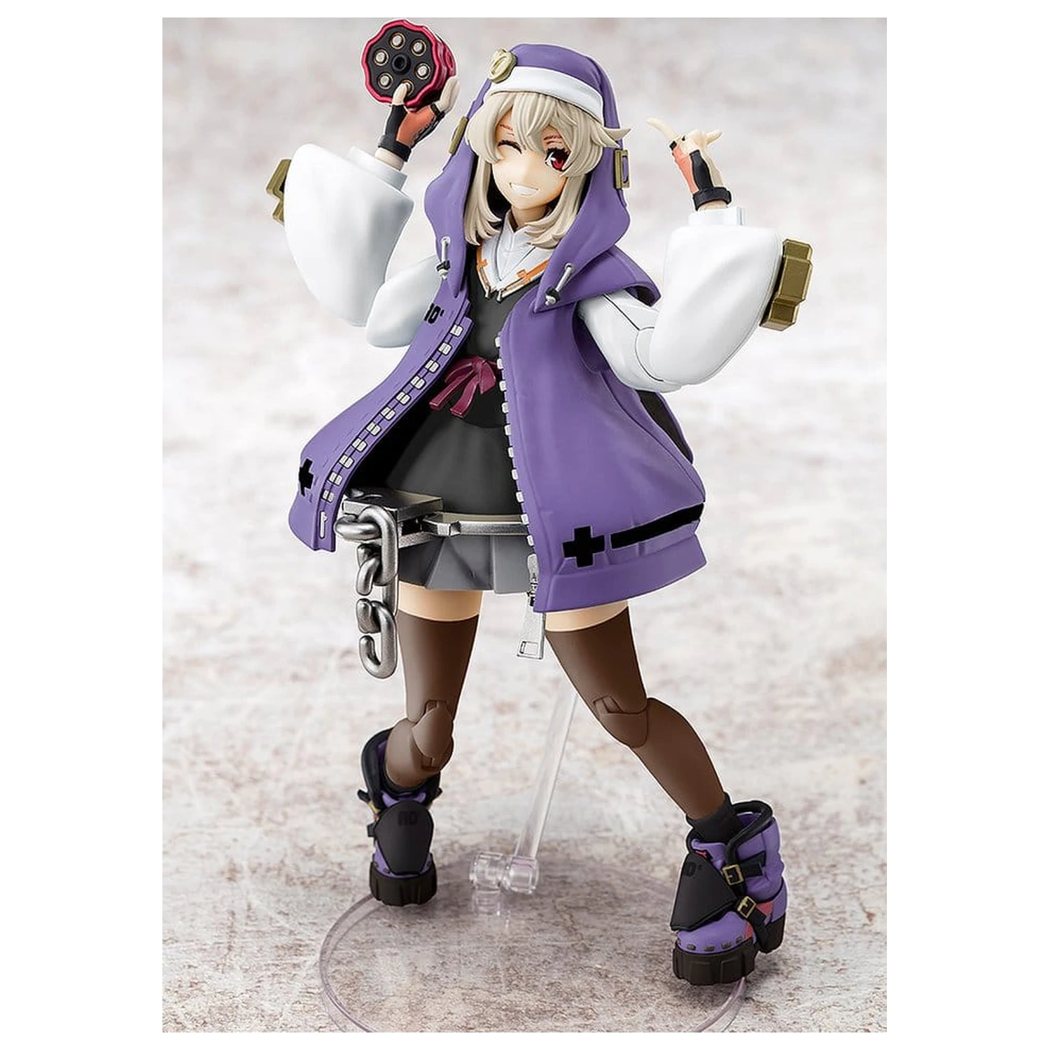 Guilty Gear Strive Bridget Articulated Purple Color Ver. Műanyag modell készlet 14 cm  termékfotó
