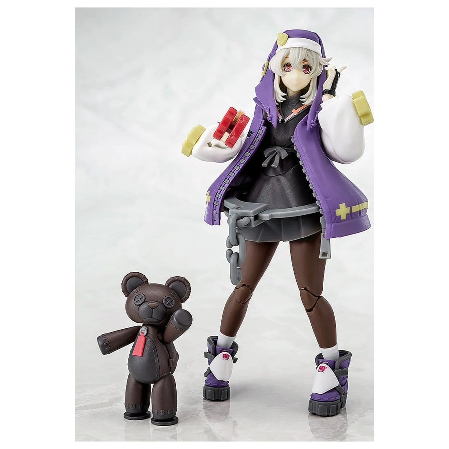 Guilty Gear Strive Bridget Articulated Purple Color Ver. Műanyag modell készlet 14 cm  termékfotó
