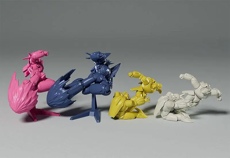 Gunbuster PLAMAX MF-64: minimum factory Gunbuster Super Inazuma Kick/RX-7 Inazuma Kick Effect Color Ver. Műanyag modell készlet 7 cm termékfotó