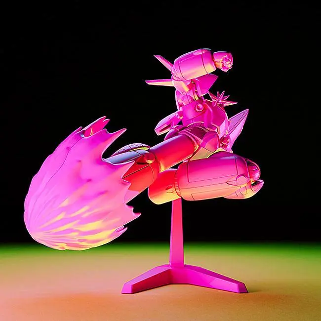 Gunbuster PLAMAX MF-64: minimum factory Gunbuster Super Inazuma Kick/RX-7 Inazuma Kick Effect Color Ver. Műanyag modell készlet 7 cm termékfotó