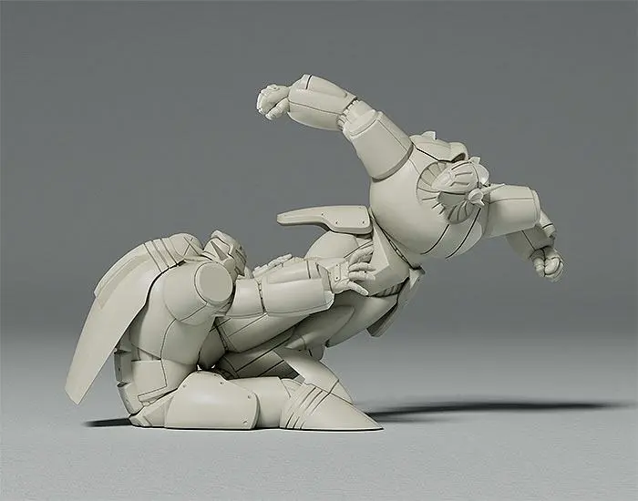 Gunbuster PLAMAX MF-65: minimum factory Gunbuster Super Inazuma Kick/RX-7 Inazuma Kick Buster Machine Color Ver. Műanyag modell készlet 7 cm termékfotó