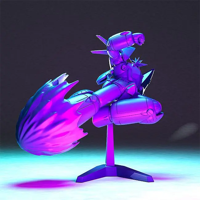 Gunbuster PLAMAX MF-65: minimum factory Gunbuster Super Inazuma Kick/RX-7 Inazuma Kick Buster Machine Color Ver. Műanyag modell készlet 7 cm termékfotó