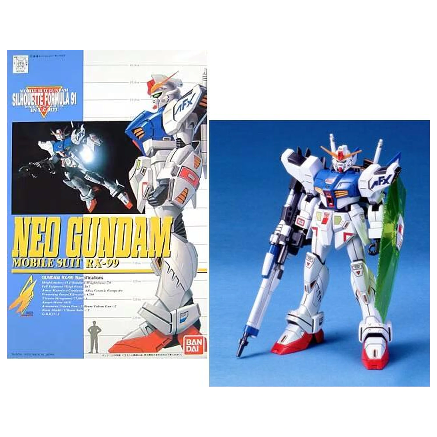 Gundam 1/100 RX-99 Neo Gundam modell készlet termékfotó