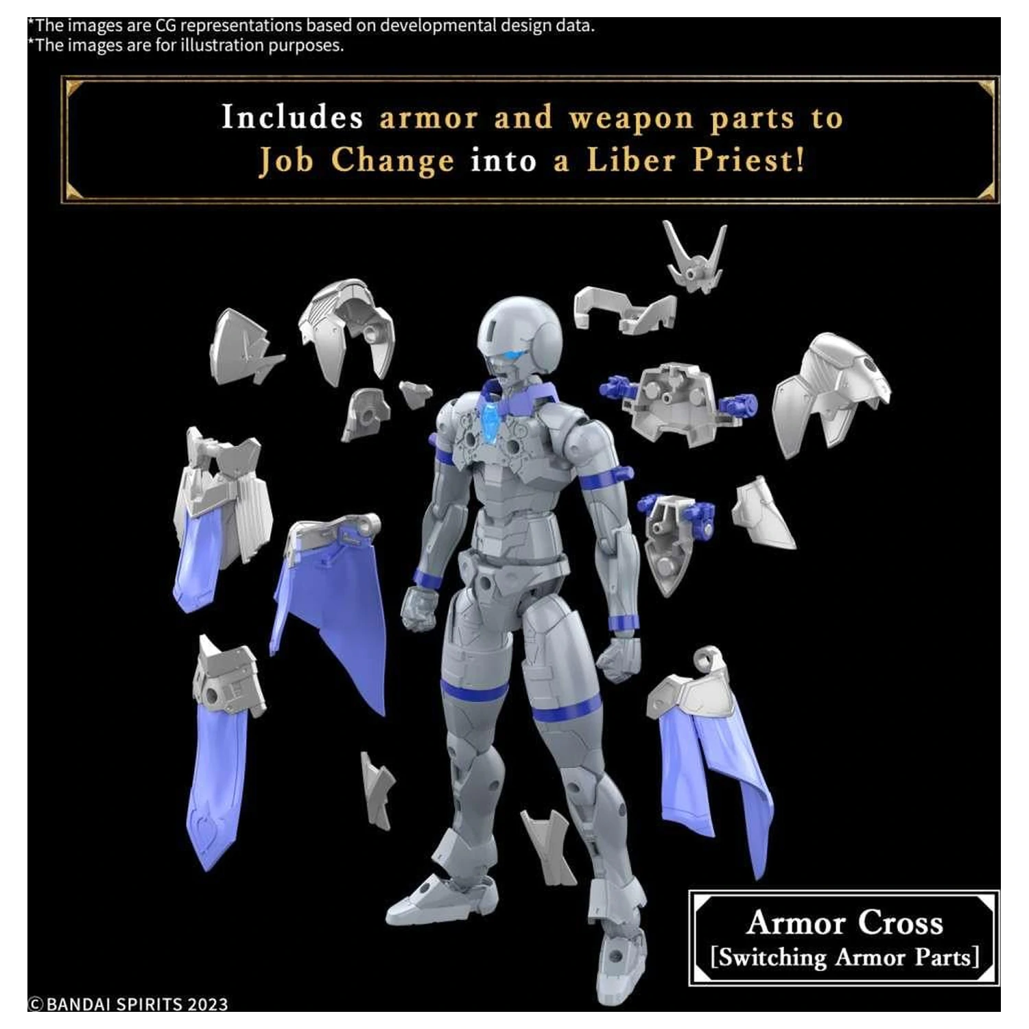 Gundam 30MF Liber Priest modell készlet termékfotó