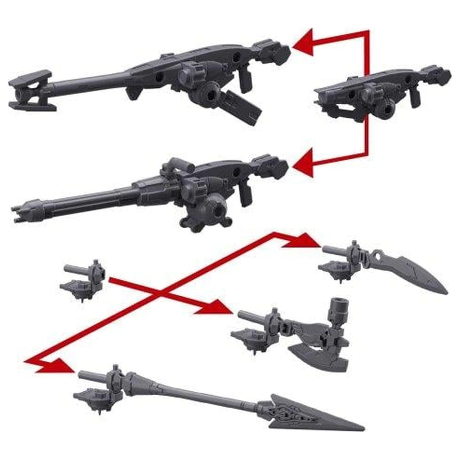 Gundam 30MM Option Weapon 1 for Portanova Detail modell készlet kiegészítő csomag termékfotó
