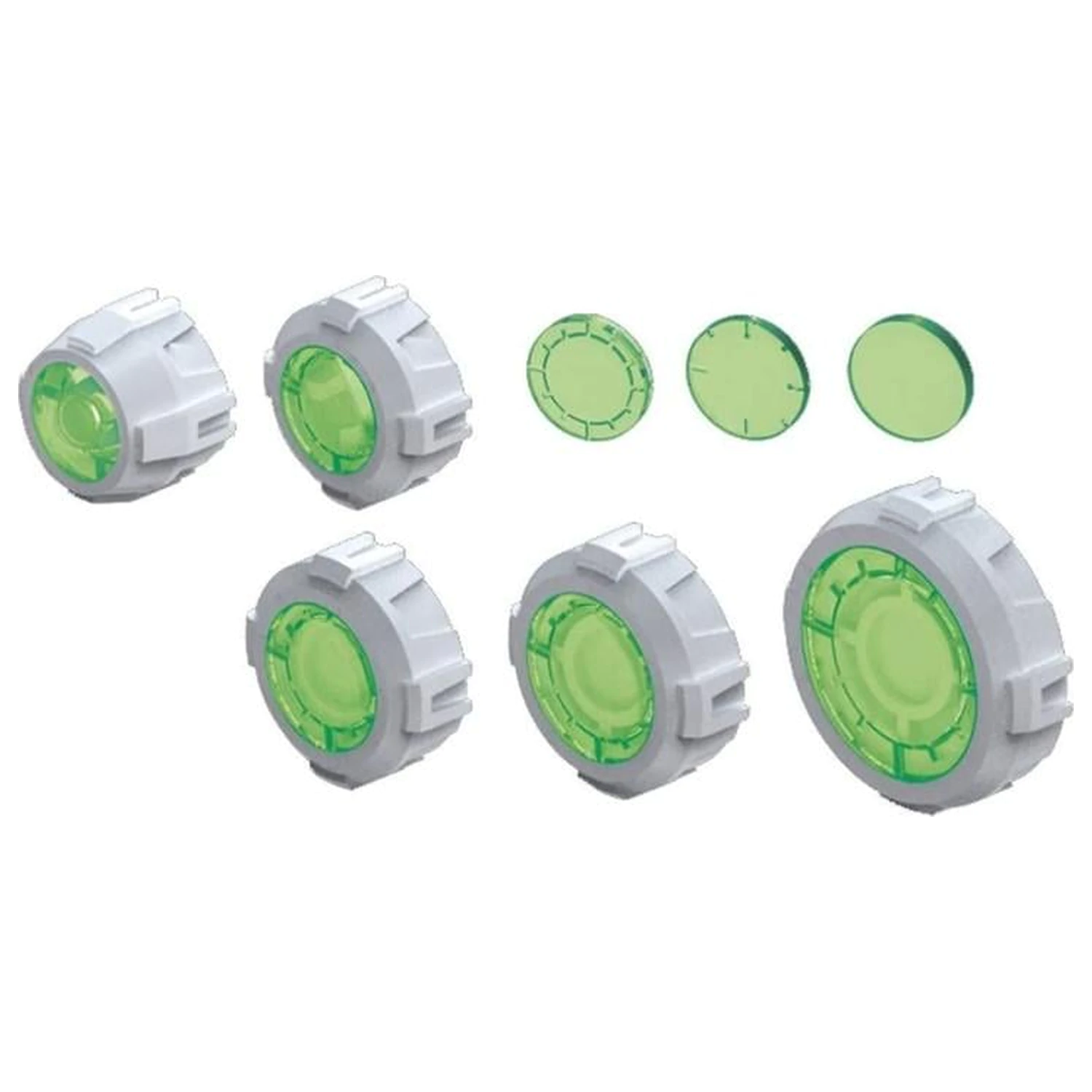 Gundam Builders Parts HD Sight Lens Green modell készlet kiegészítő csomag termékfotó
