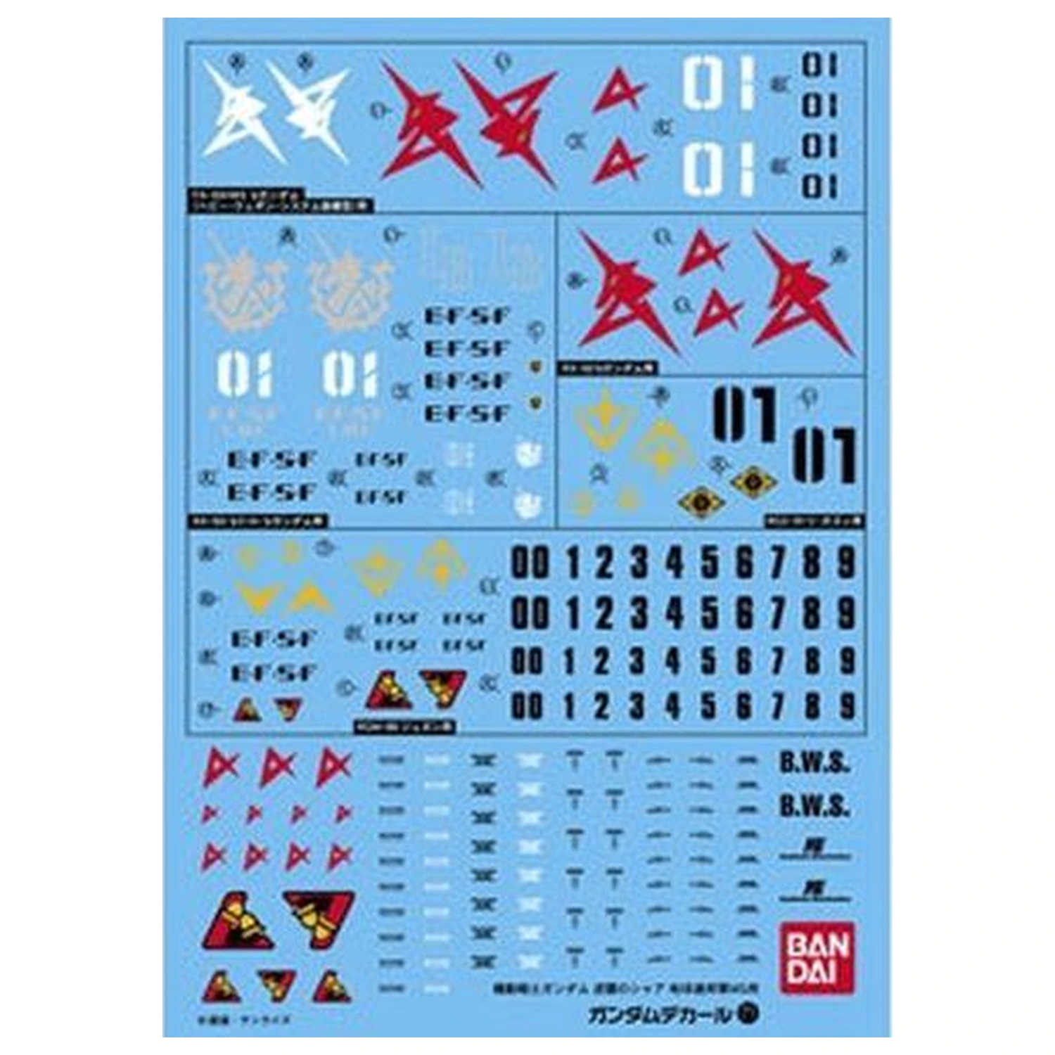 Gundam Decal 071 Char's Counterattack Earth Federation kiegészítő csomag termékfotó