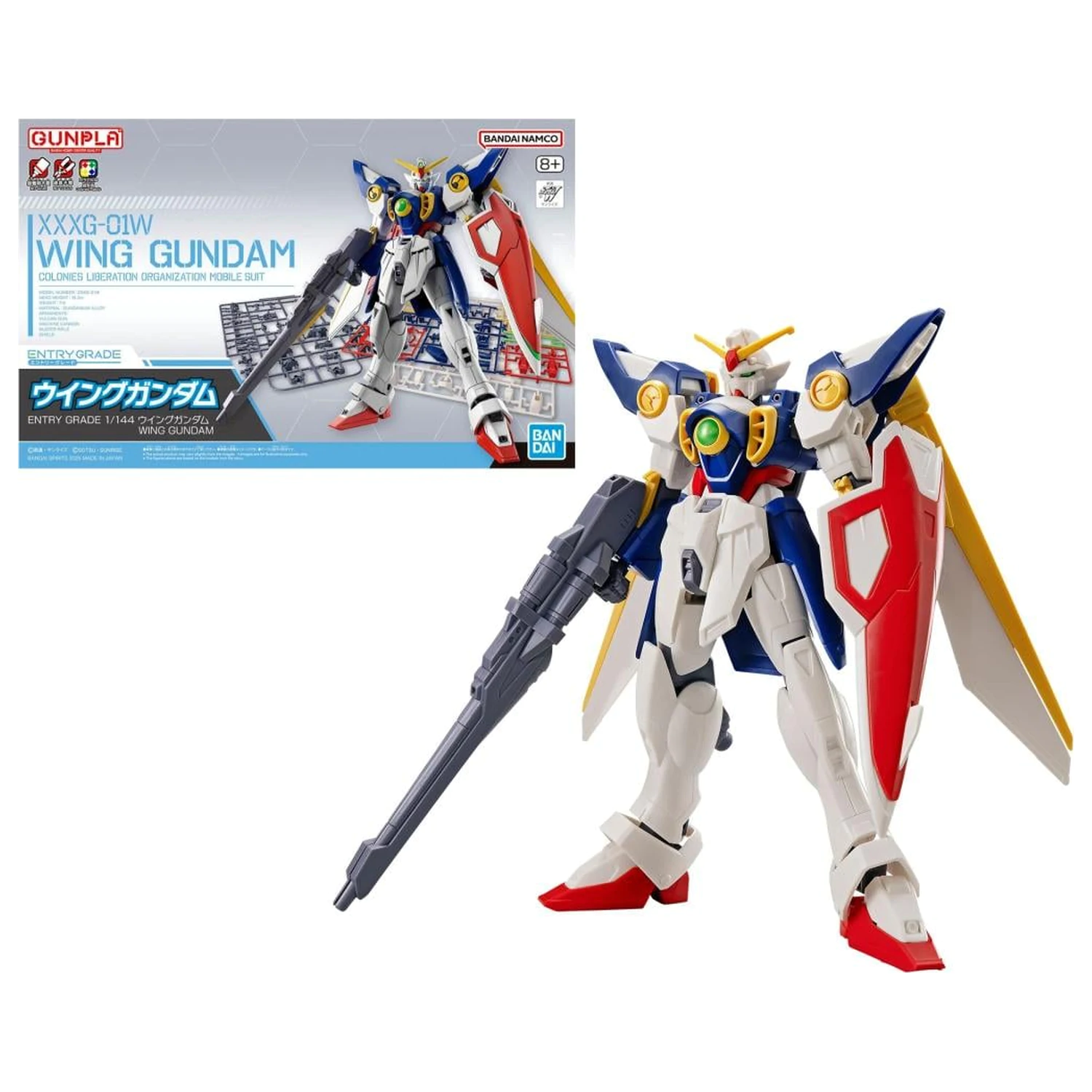 Gundam Entry Grade 1/144 Wing Gundam modell készlet termékfotó