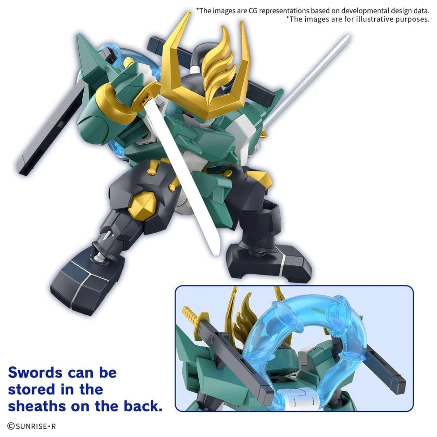 Gundam Fujinmaru modell készlet termékfotó