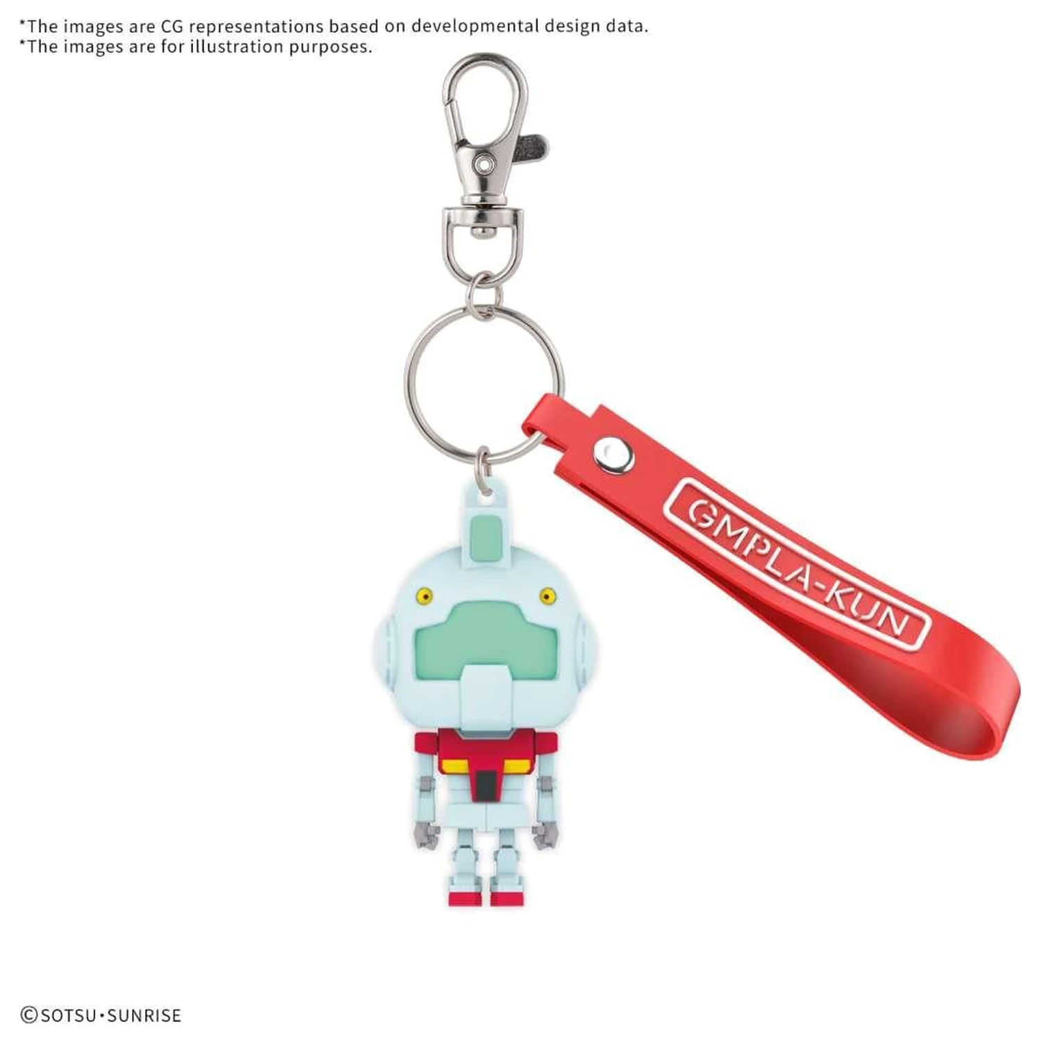 GUNDAM GP01 Gundam GP01 Gunpla-Kun 3D gumi Mascot kulcstartó termékfotó