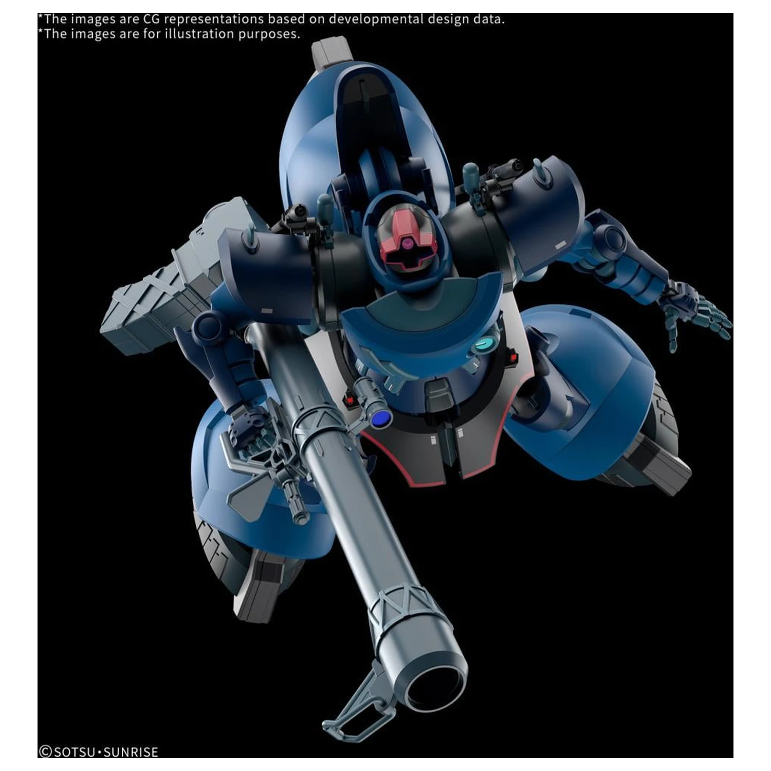 GUNDAM HG 1/144 Challia’s Rick Dom (GQ) modell készlet termékfotó